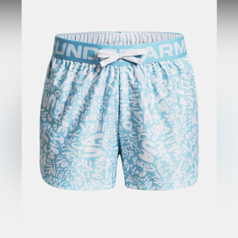 NWT Under Armour Girls’ Play Up Printed Shorts (YOUTH)
